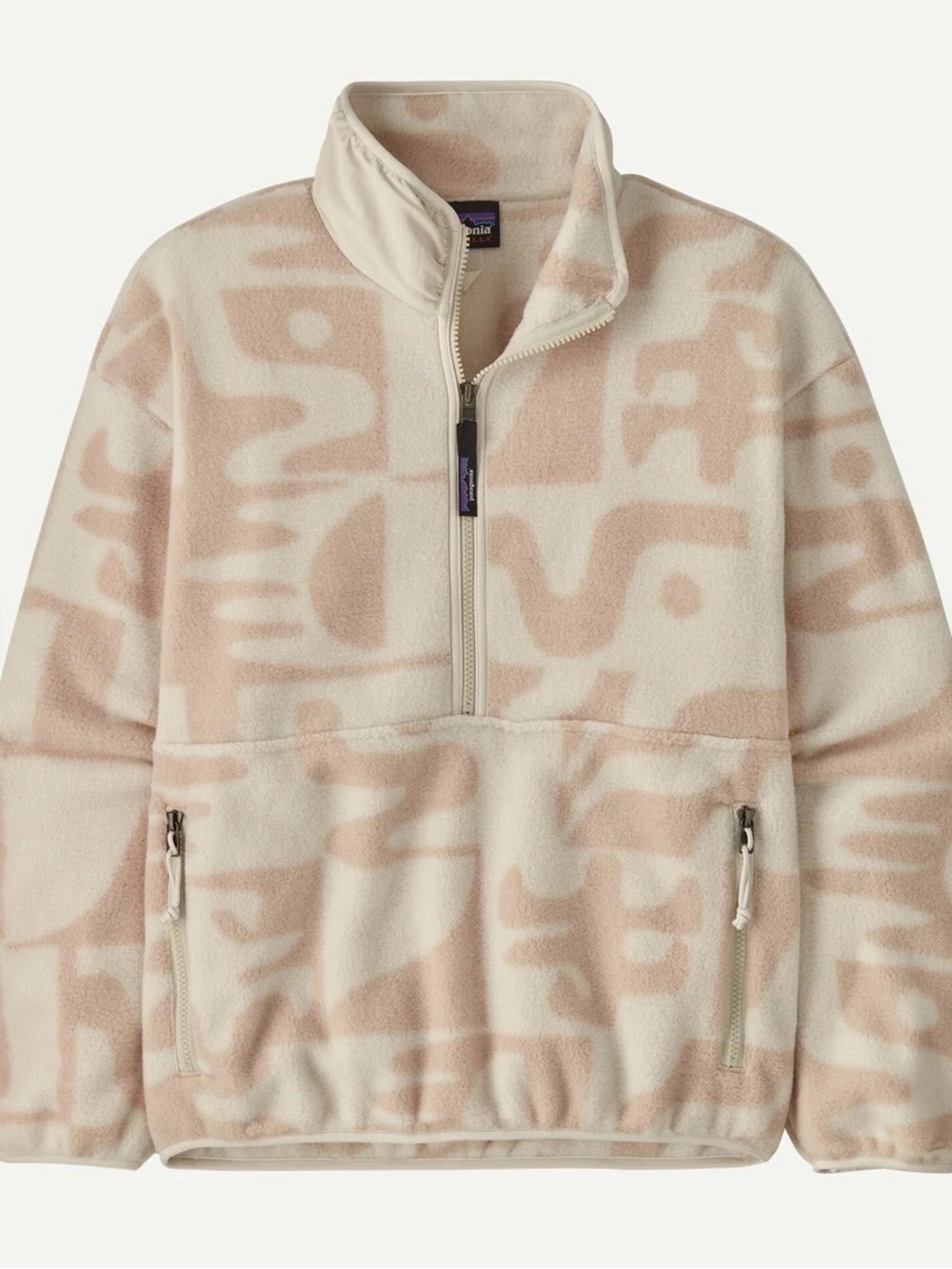 Patagonia womens Synchilla Marsupial pullover half zip large